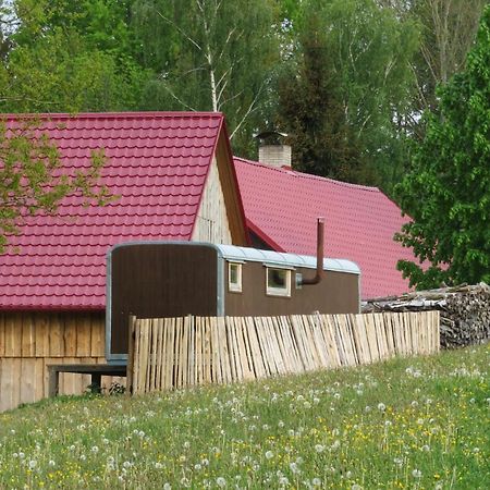 Maringotka Na Samote Na Kozi Farme Hotel Poběžovice Kültér fotó